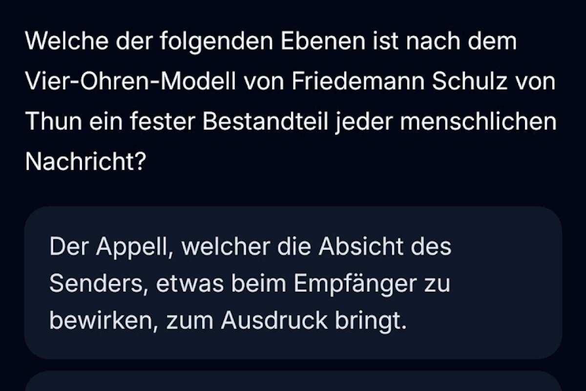 App-Screenshot: Mitarbeiter- und Beurteilungsgespräche